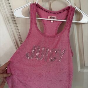 Juicy Couture 90s Terry cloth towel material Tank top
